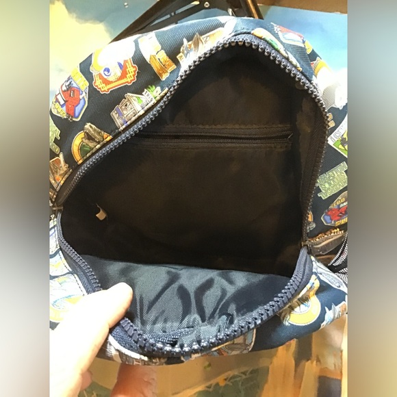 Universal studios Hollywood collage mini backpack preowned main image 7